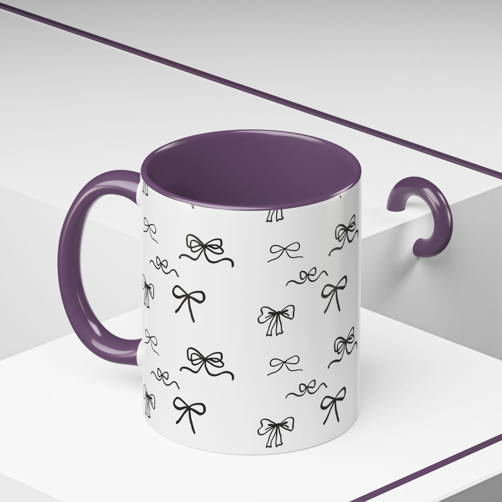 Ballet Accent Coffee Mug — Cute Dark Ballet Design (11/15oz)