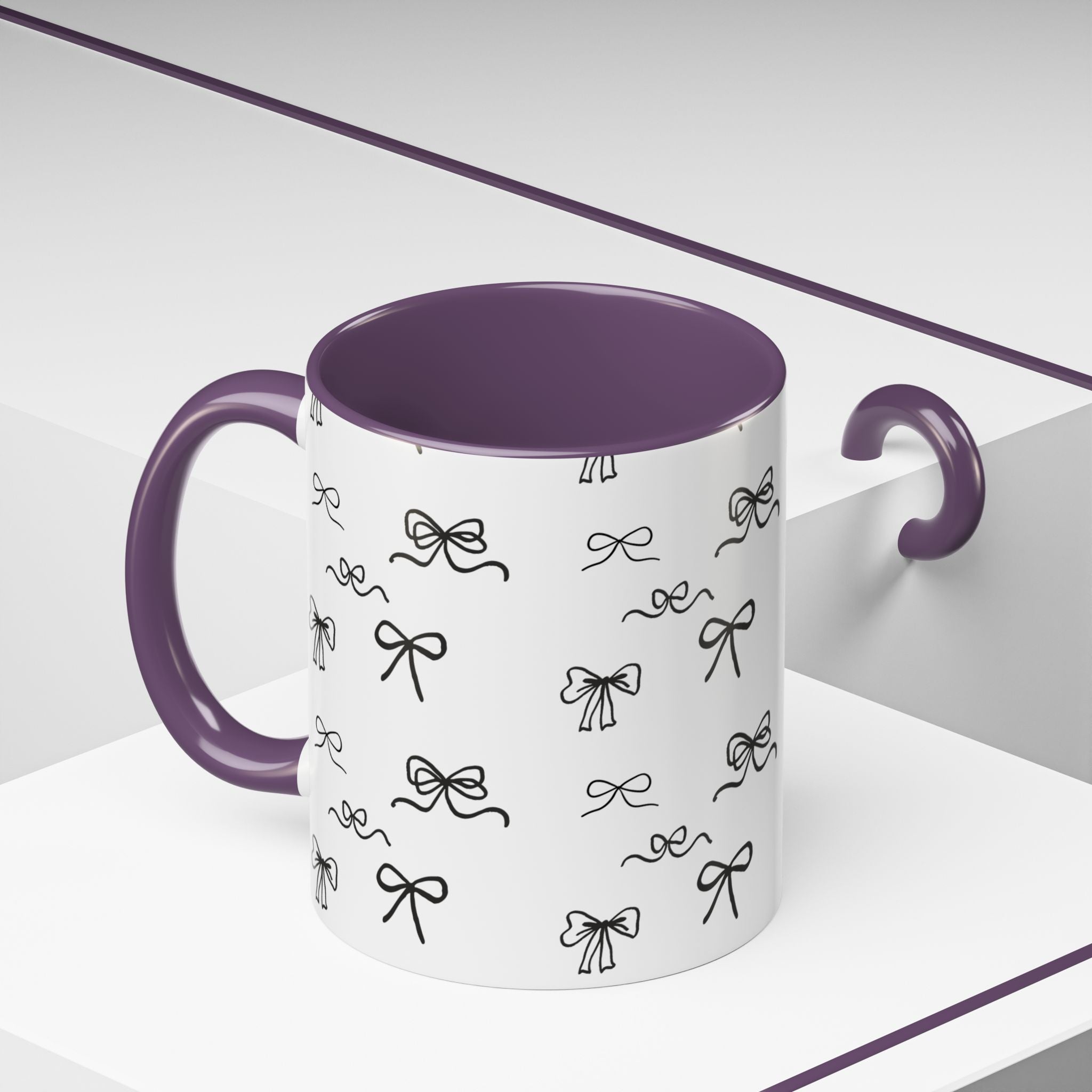 Ballet Accent Coffee Mug — Cute Dark Ballet Design (11/15oz)