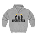 Misandrist Hoodie — Feminist Slogan Zip-Up for Women