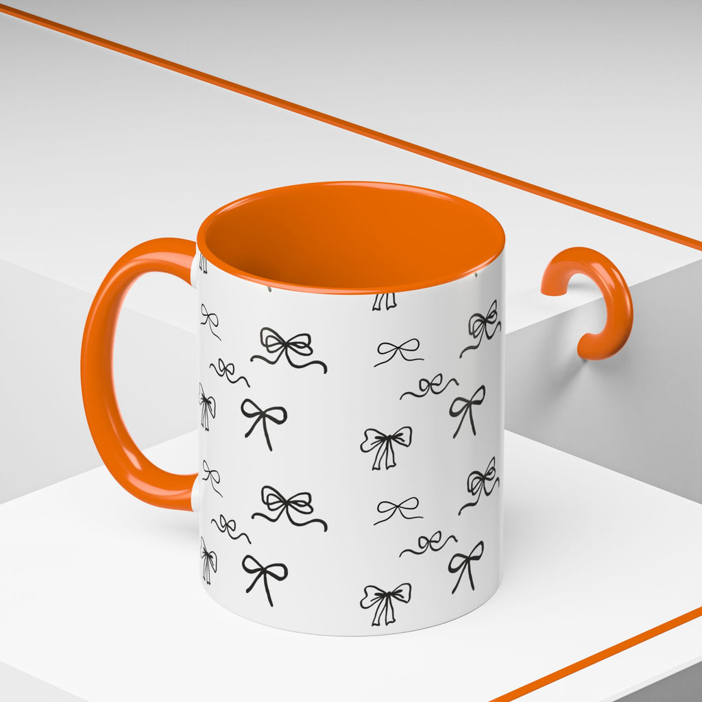 Ballet Accent Coffee Mug — Cute Dark Ballet Design (11/15oz)