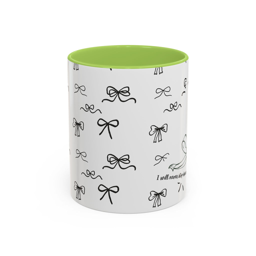 Ballet Accent Coffee Mug — Cute Dark Ballet Design (11/15oz)