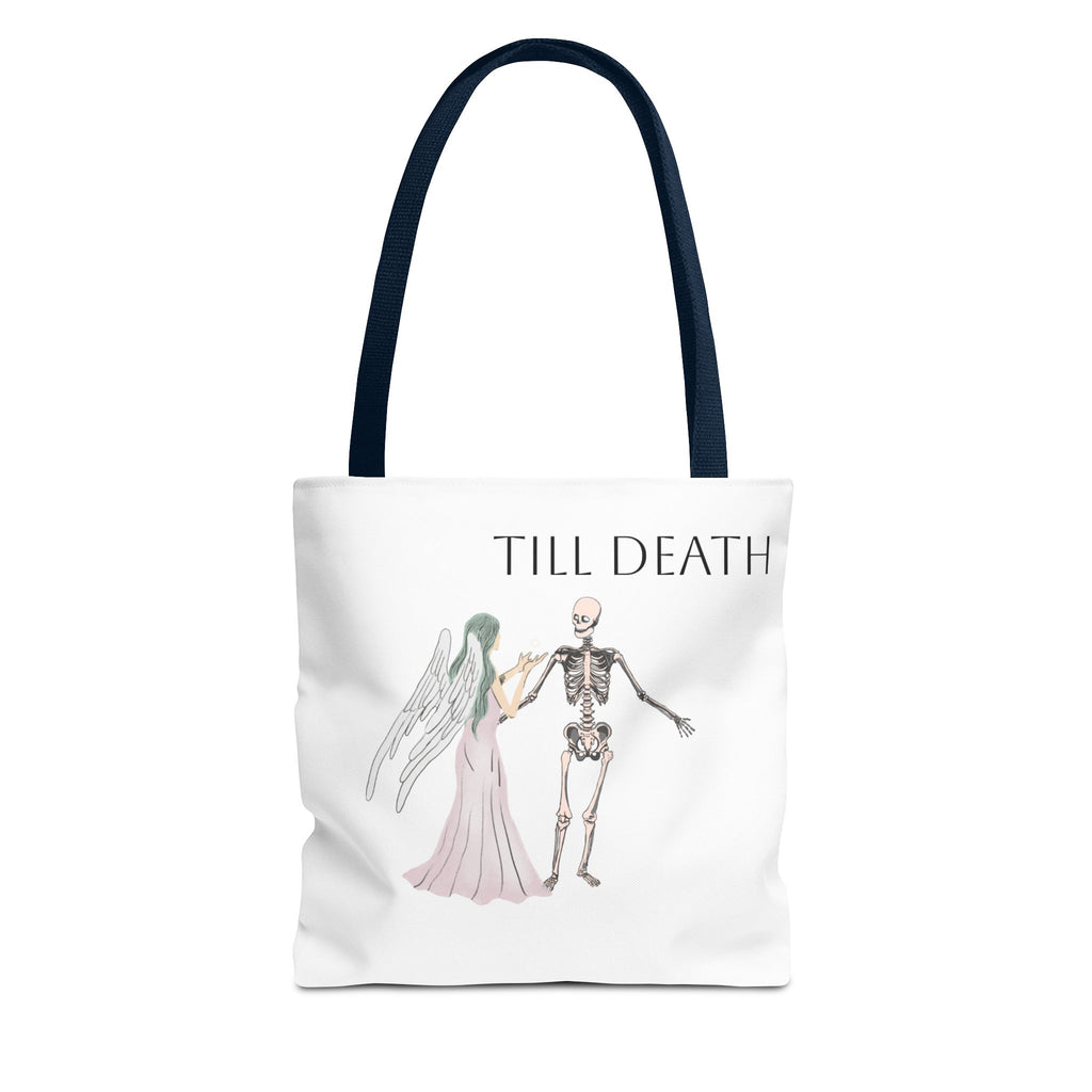 Love and Death 'Till Death Do Us Part' Tote Bag