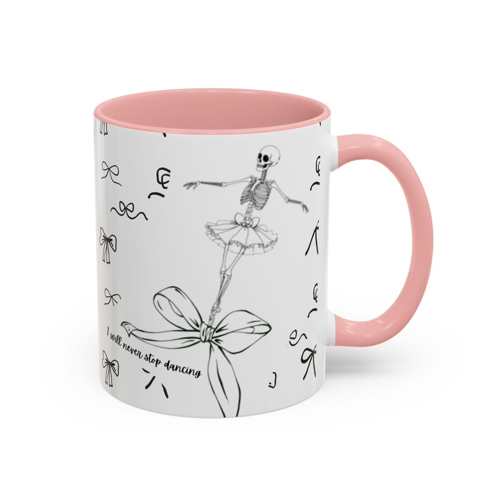 Ballet Accent Coffee Mug — Cute Dark Ballet Design (11/15oz)