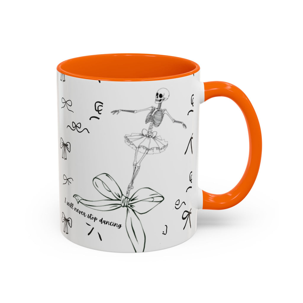 Ballet Accent Coffee Mug — Cute Dark Ballet Design (11/15oz)