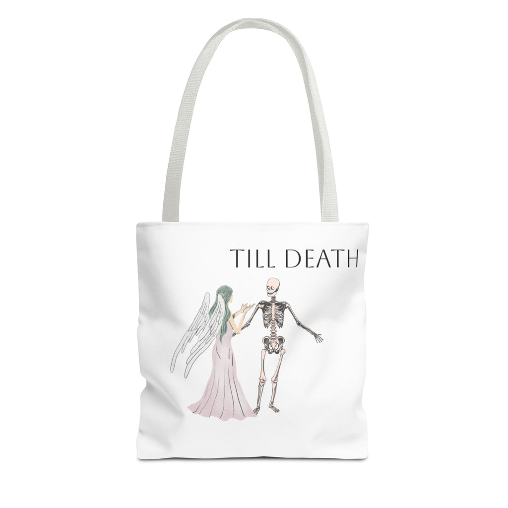 Love and Death 'Till Death Do Us Part' Tote Bag