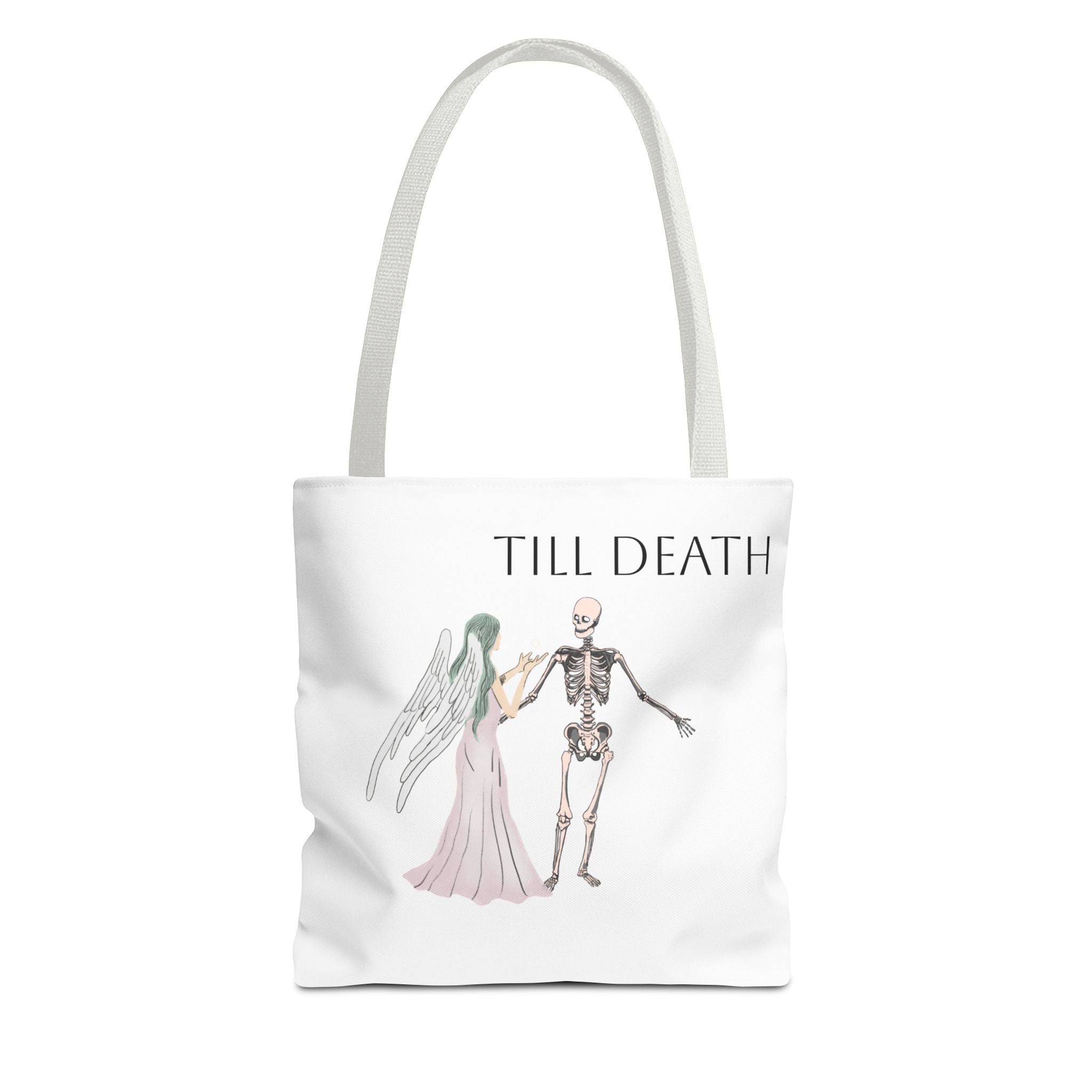 Love and Death 'Till Death Do Us Part' Tote Bag