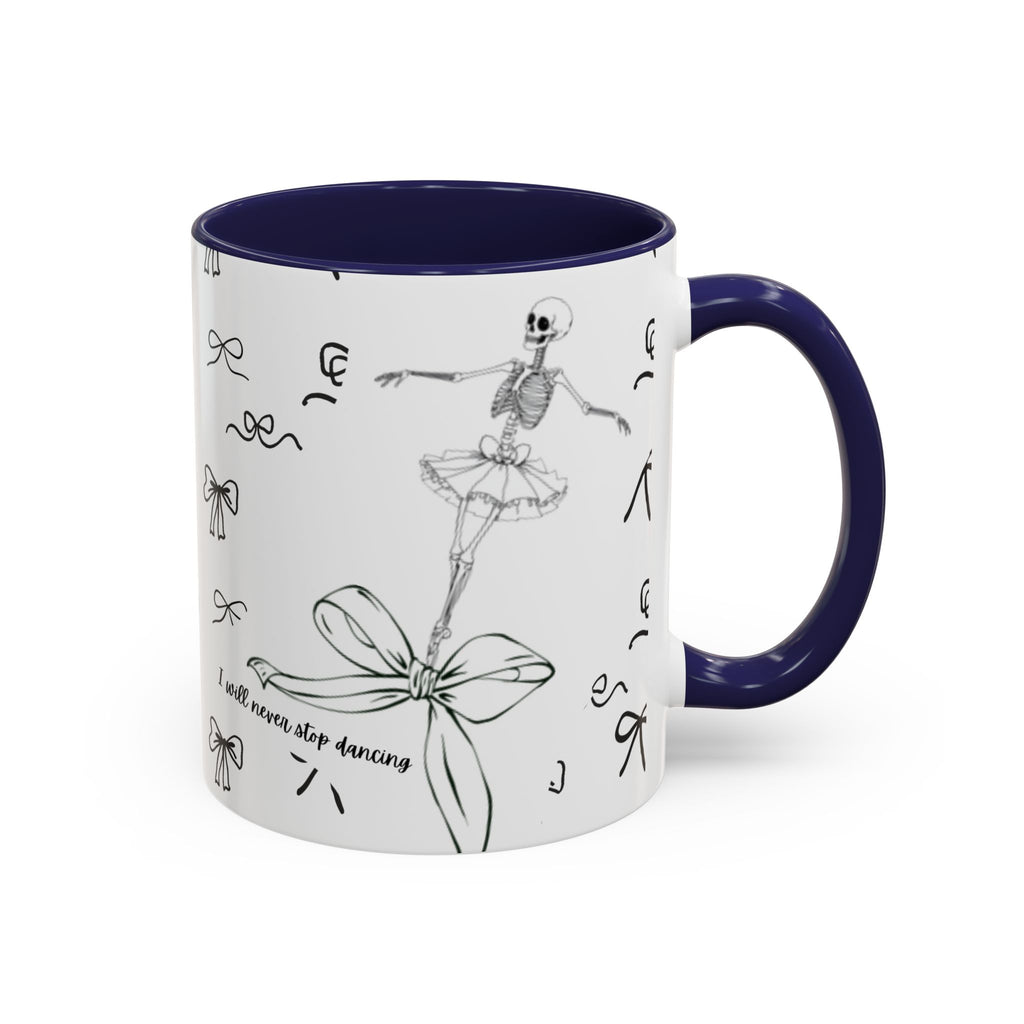 Ballet Accent Coffee Mug — Cute Dark Ballet Design (11/15oz)
