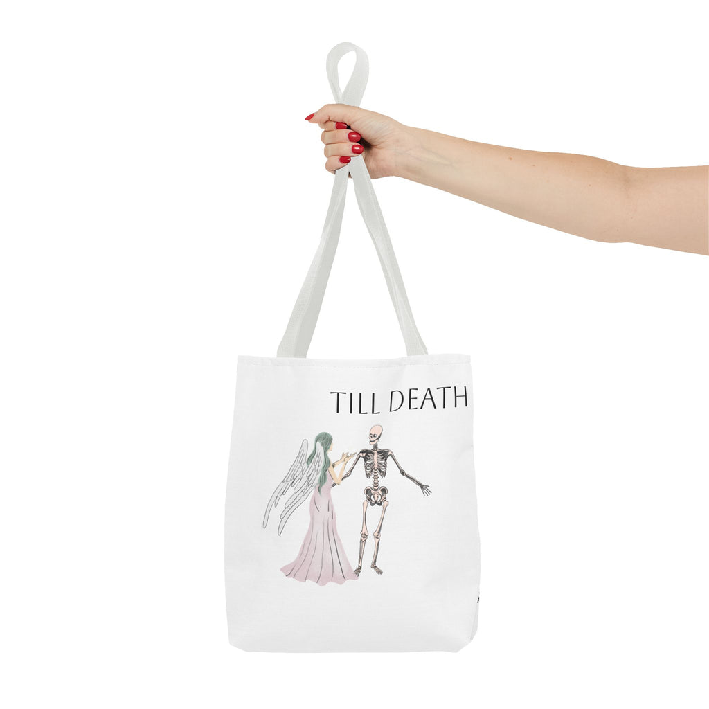 Love and Death 'Till Death Do Us Part' Tote Bag