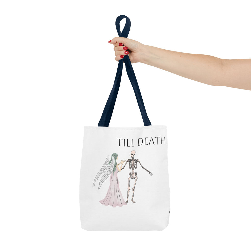 Love and Death 'Till Death Do Us Part' Tote Bag