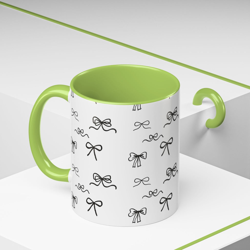 Ballet Accent Coffee Mug — Cute Dark Ballet Design (11/15oz)