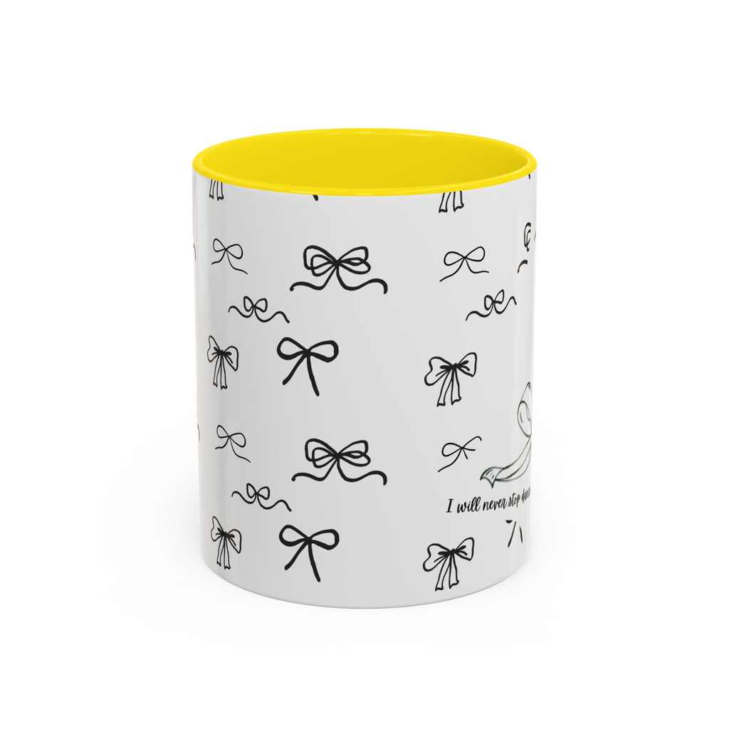 Ballet Accent Coffee Mug — Cute Dark Ballet Design (11/15oz)