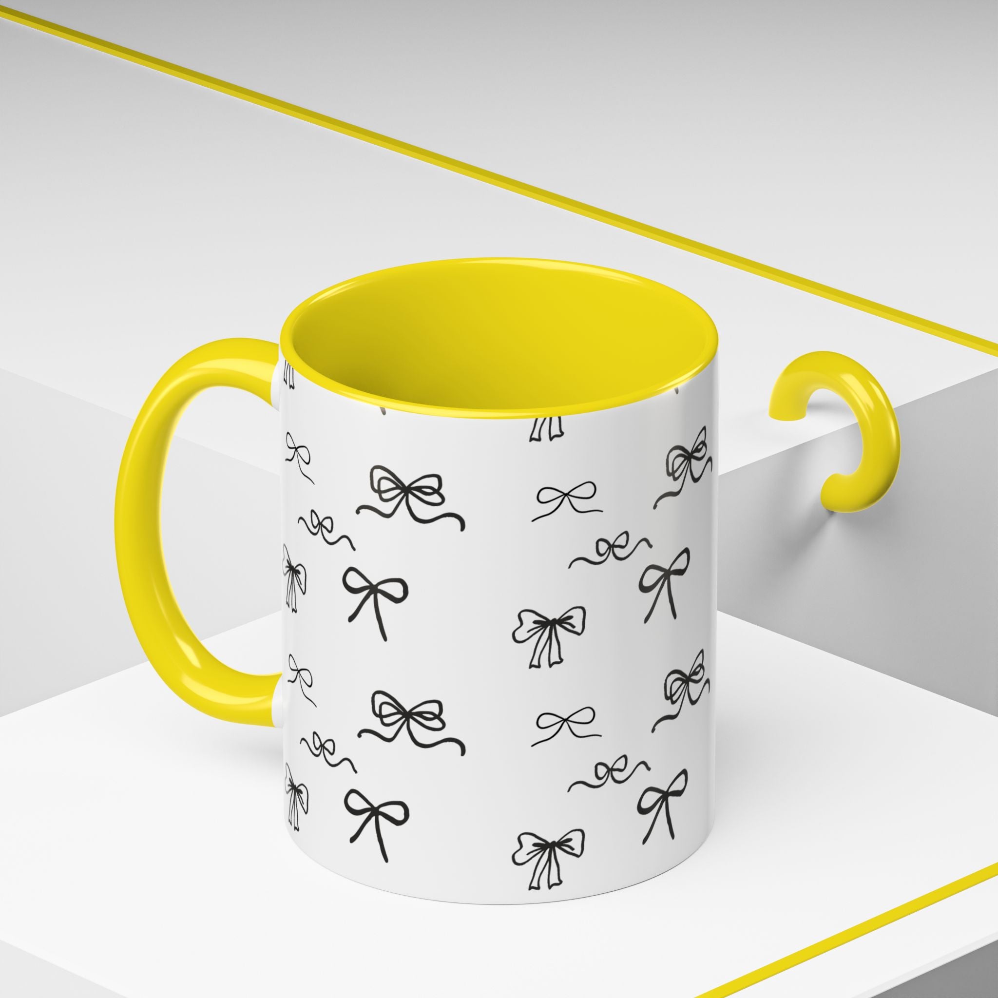 Ballet Accent Coffee Mug — Cute Dark Ballet Design (11/15oz)