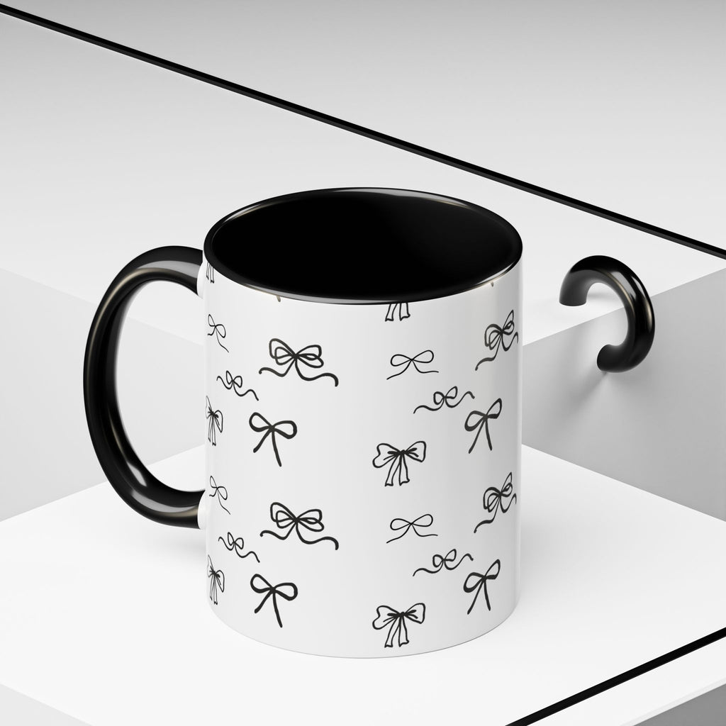 Ballet Accent Coffee Mug — Cute Dark Ballet Design (11/15oz)