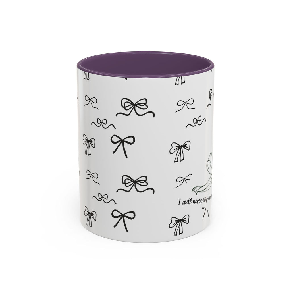 Ballet Accent Coffee Mug — Cute Dark Ballet Design (11/15oz)