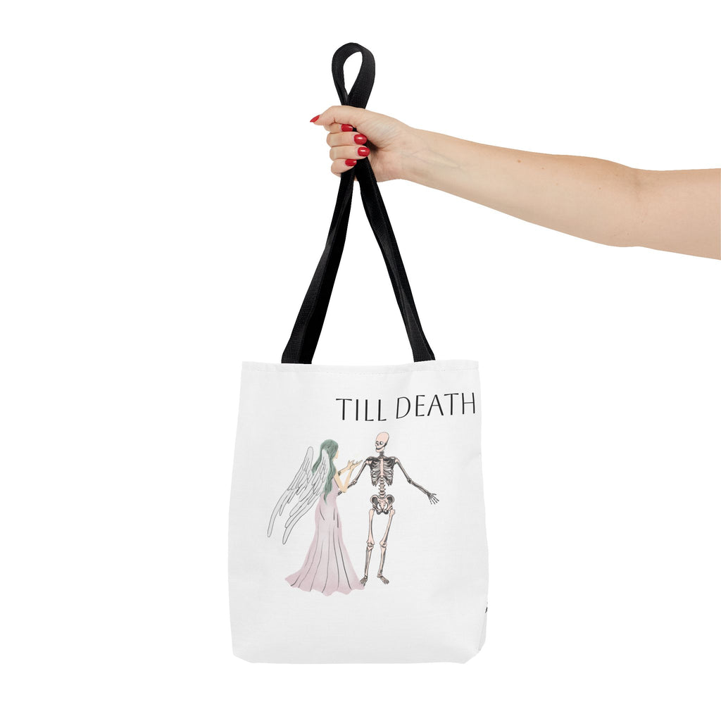 Love and Death 'Till Death Do Us Part' Tote Bag