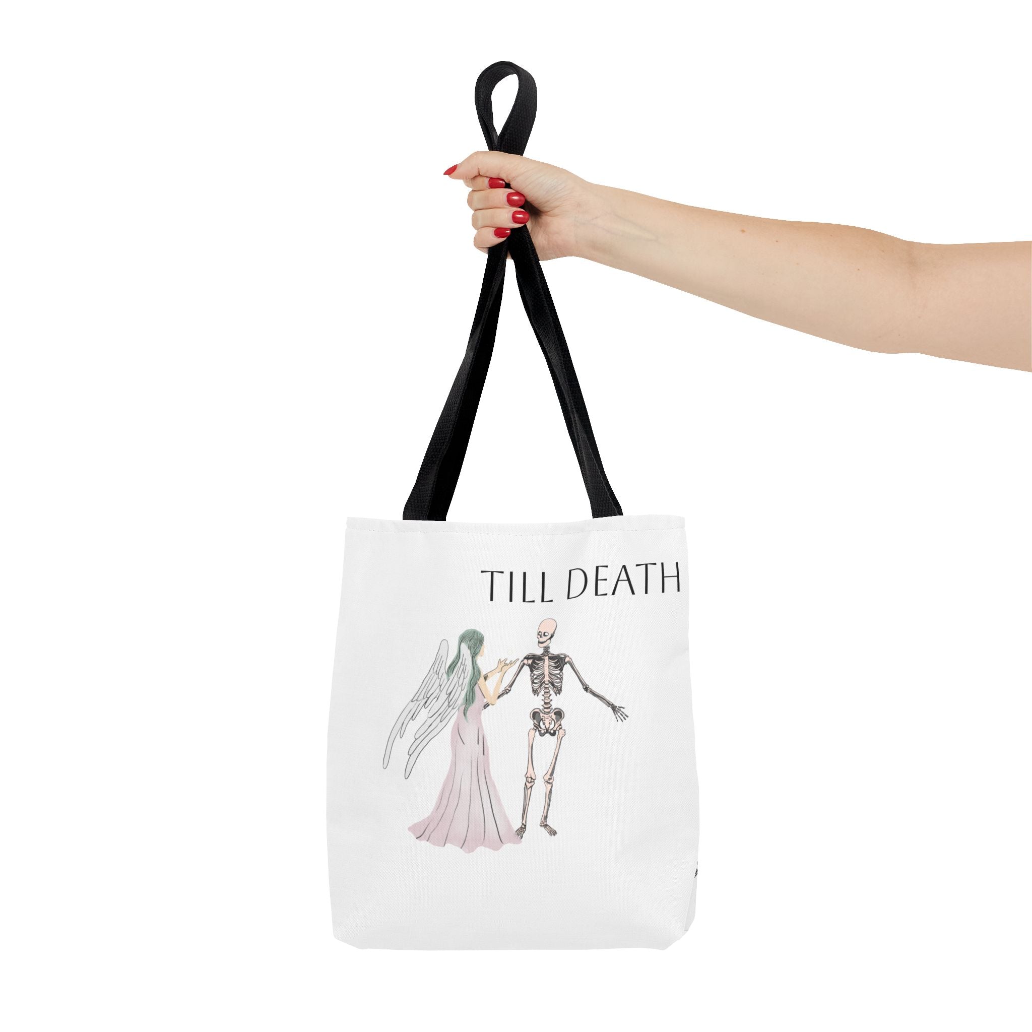 Love and Death 'Till Death Do Us Part' Tote Bag