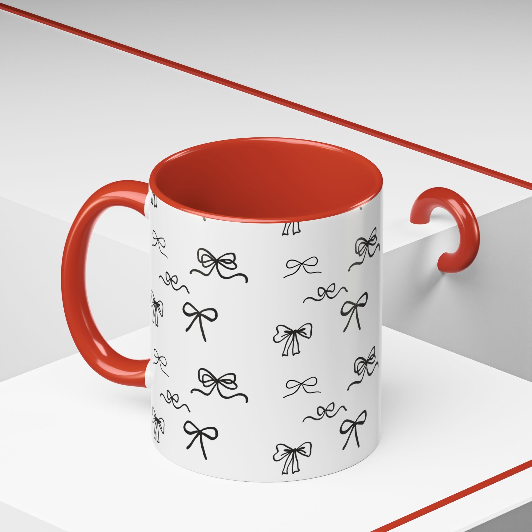 Ballet Accent Coffee Mug — Cute Dark Ballet Design (11/15oz)