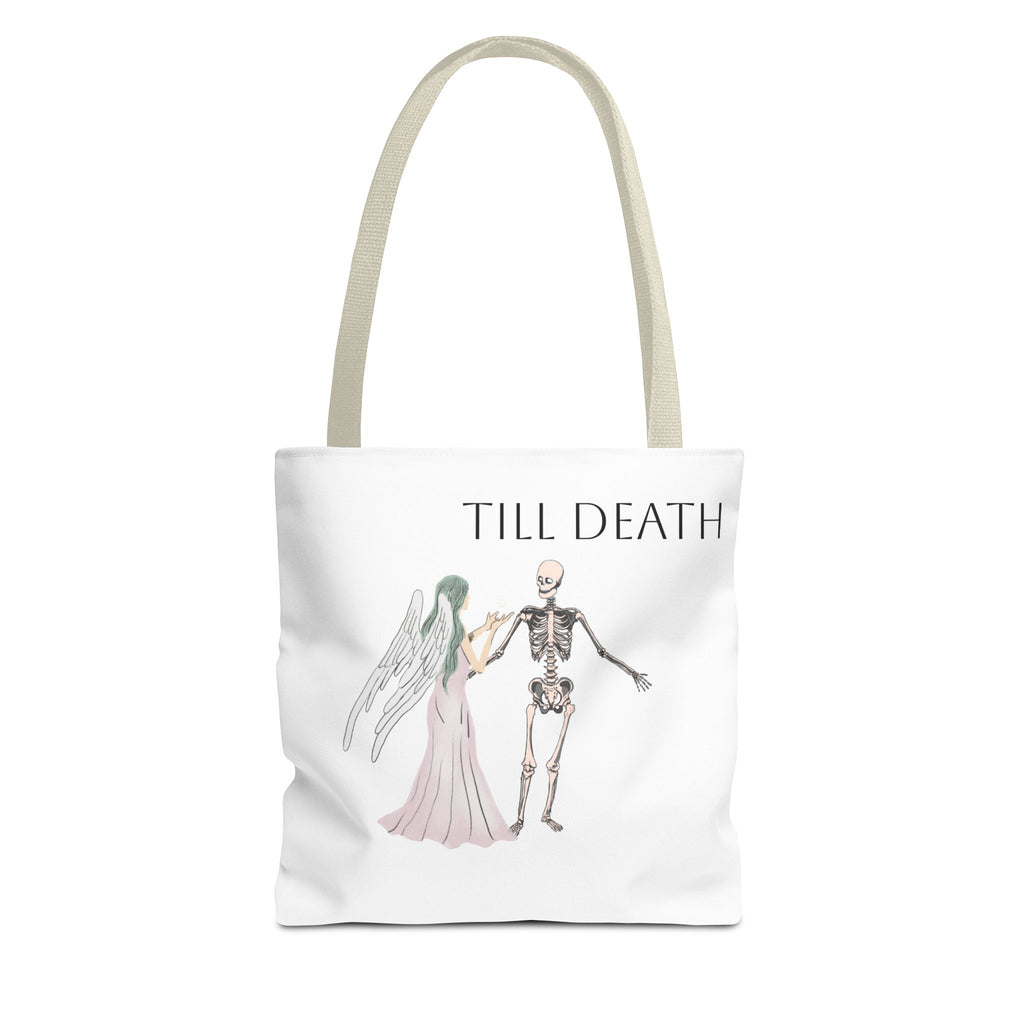 Love and Death 'Till Death Do Us Part' Tote Bag