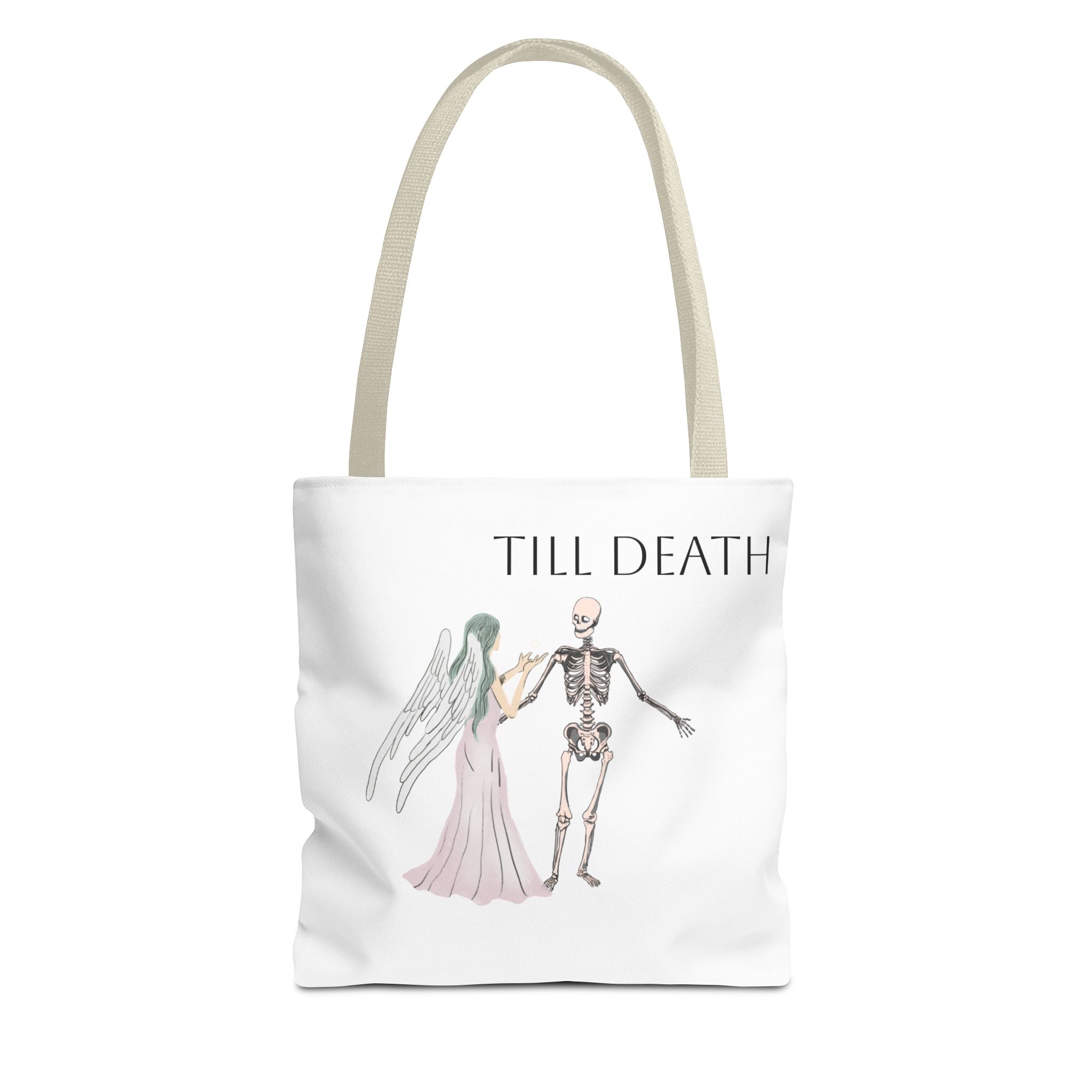 Love and Death 'Till Death Do Us Part' Tote Bag